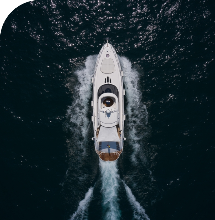 boat from above